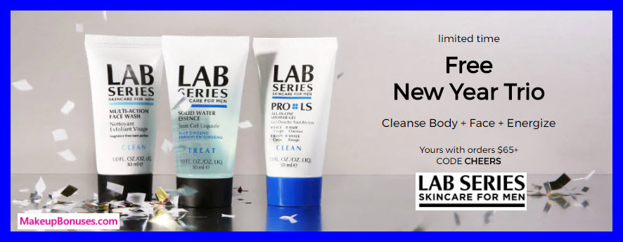 Receive a free 3-pc gift with $65 LAB SERIES purchase