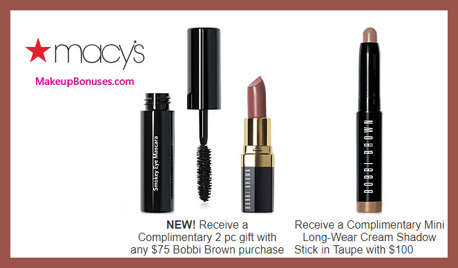 Receive a free 3-pc gift with $100 Bobbi Brown purchase