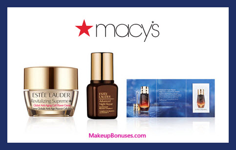 Receive a free 3-pc gift with $55 Estée Lauder purchase