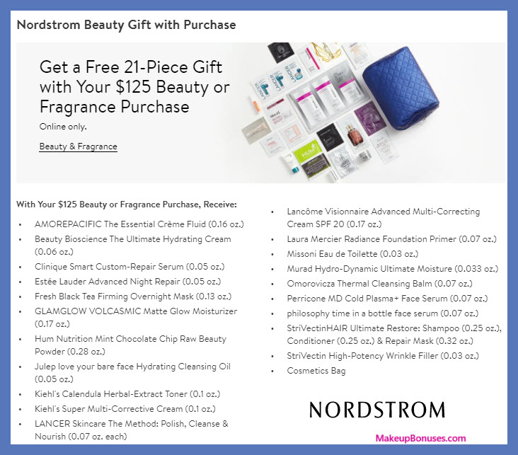 Receive a free 21-pc gift with $125 Multi-Brand purchase