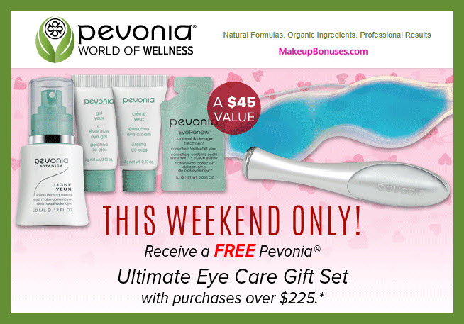 Receive a free 6-pc gift with $225 Pevonia purchase