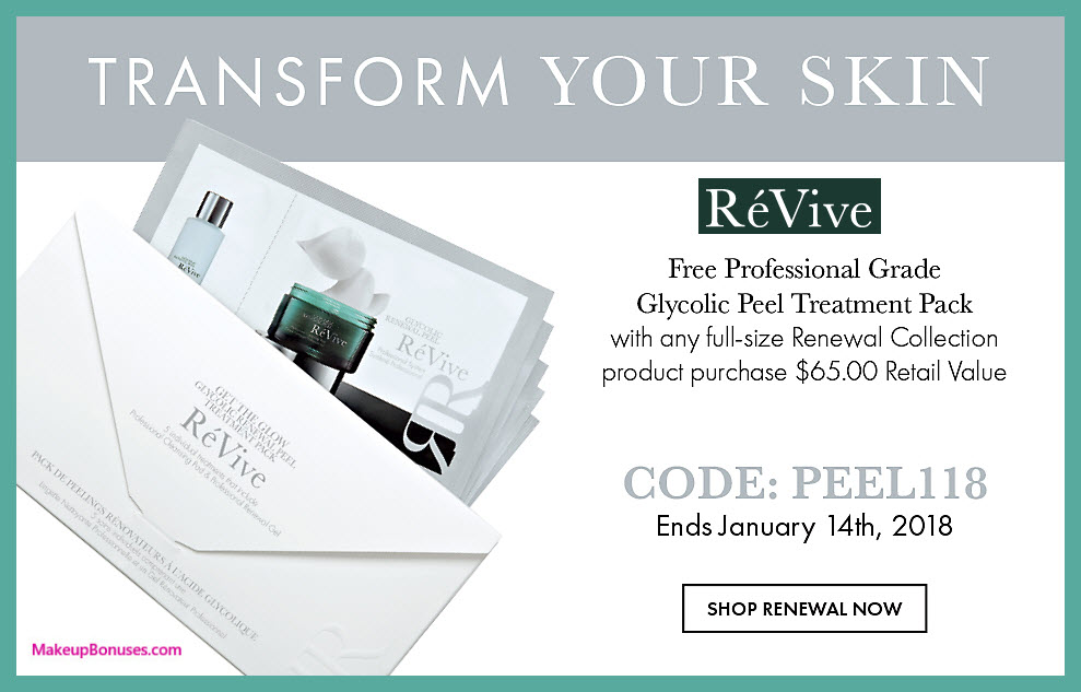 Receive a free 5-pc gift with $65 RéVive purchase
