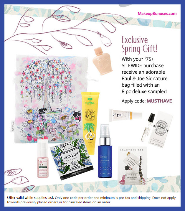 Receive a free 9-pc gift with $75 Multi-Brand purchase