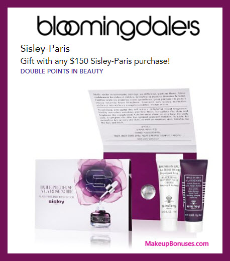 Receive a free 3-pc gift with $150 Sisley Paris purchase