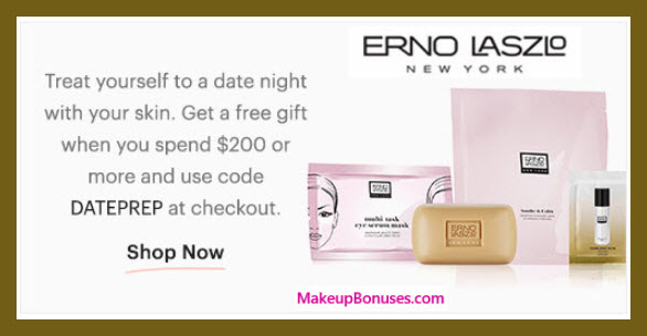 Receive a free 4-pc gift with $200 Erno Laszlo purchase