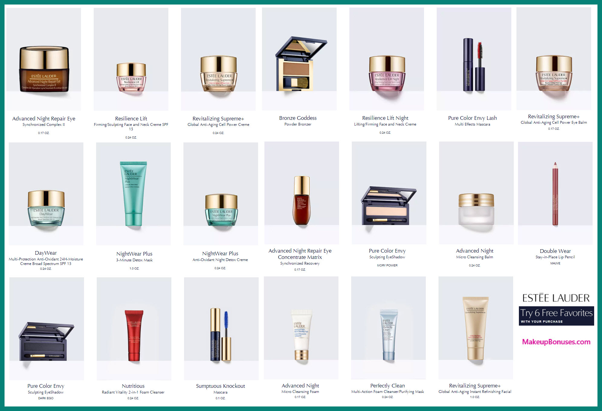 Receive your choice of 5-pc gift with $125 Estée Lauder purchase