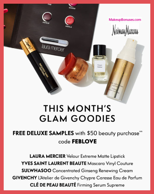 Receive a free 5-pc gift with $50 Multi-Brand purchase