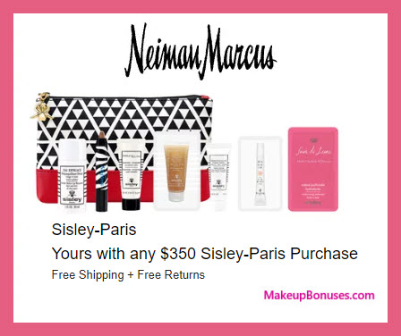 Receive a free 8-pc gift with $350 Sisley Paris purchase