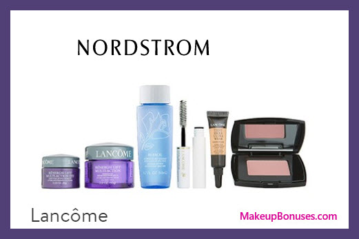 Receive a free 6-pc gift with $39.5 Lancôme purchase