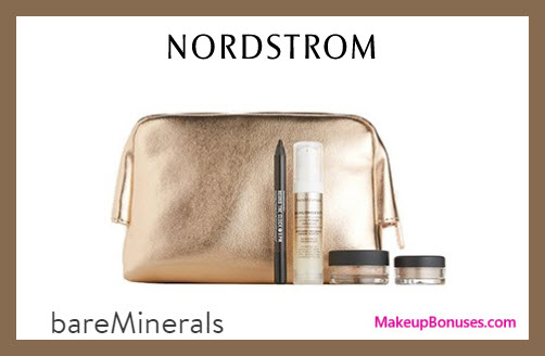 Receive a free 5-pc gift with $65 bareMinerals purchase