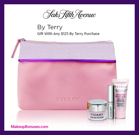 Receive a free 4-pc gift with $125 By Terry purchase