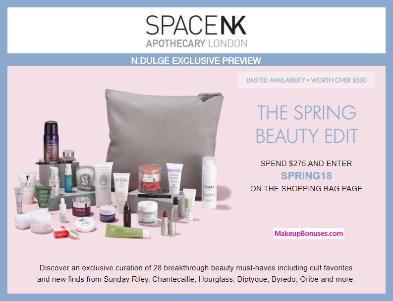 Receive a free 28-pc gift with $275 Multi-Brand purchase