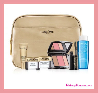 Receive a free 7-pc gift with $100 Lancôme purchase