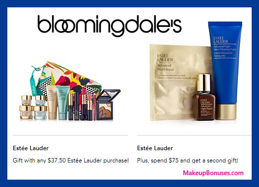 Receive your choice of 7-pc gift with $37.5 Estée Lauder purchase
