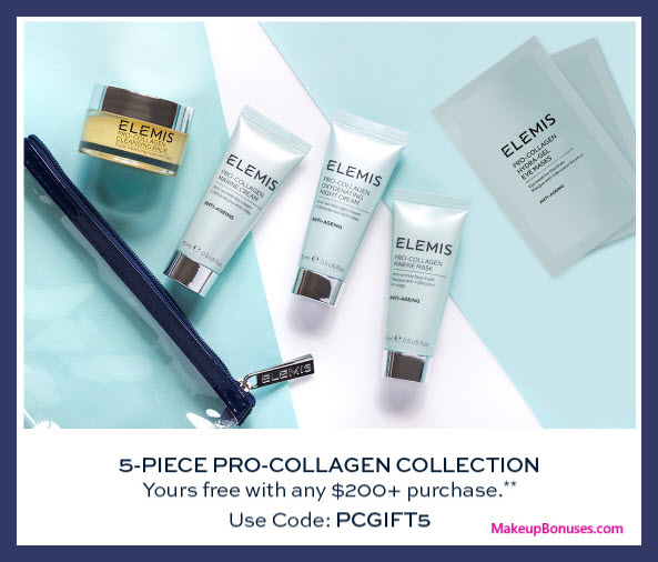 Receive a free 3-pc gift with $150 Elemis purchase