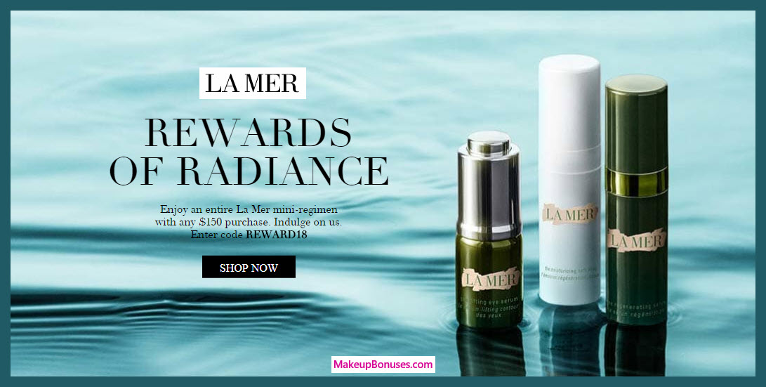 Receive a free 3-pc gift with $150 La Mer purchase