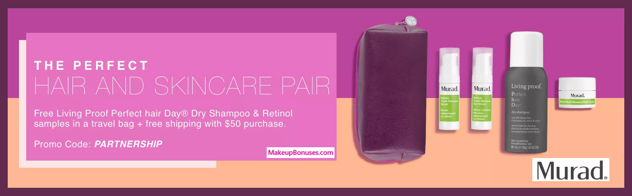Receive a free 5-pc gift with $50 Murad purchase
