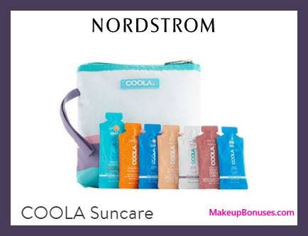 Receive a free 8-pc gift with $35 COOLA purchase