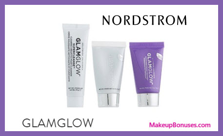Receive a free 3-pc gift with $59 GlamGlow purchase