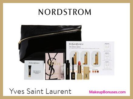 Receive a free 6-pc gift with $150 Yves Saint Laurent purchase
