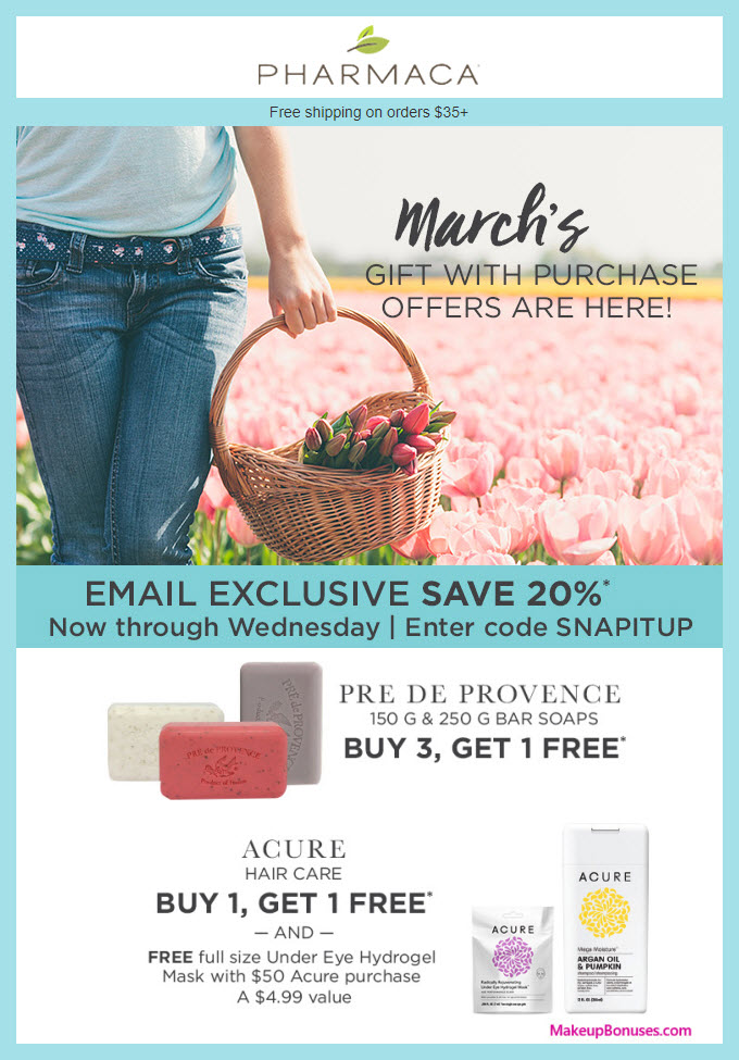 Receive a free 3-pc gift with 3 product purchase