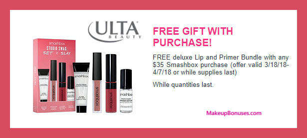 Receive a free 4-pc gift with 35 purchase