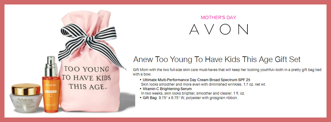 Anew Too Young To Have Kids This Age Gift Set - MakeupBonuses.com