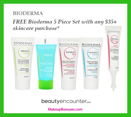 Receive a free 5-pc gift with $35 Multi- Brand purchase