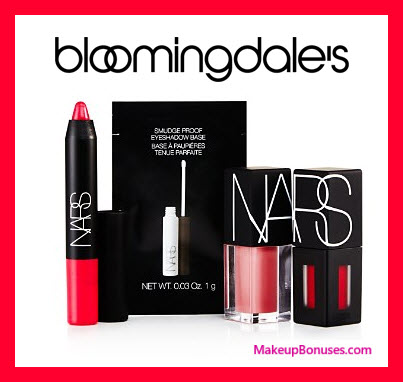 Receive a free 4-pc gift with $125 NARS purchase