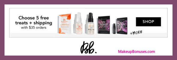 Receive your choice of 5-pc gift with $35 Bumble and bumble purchase