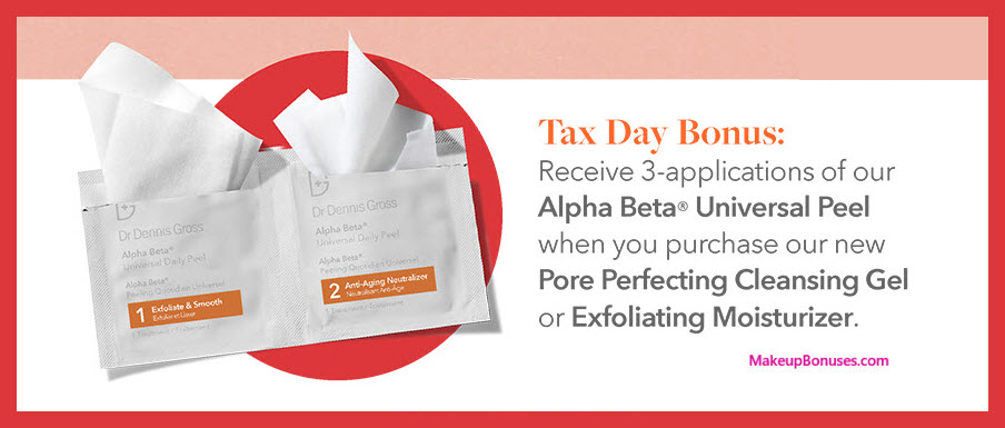 Receive a free 3-pc gift with Pore Perfecting Gel or Exfoliating Moisturizer purchase