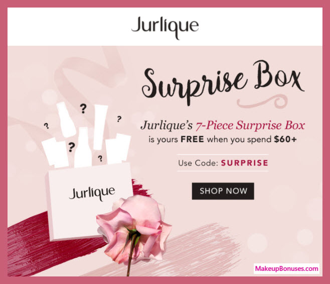 Receive a free 7-pc gift with $60 Jurlique purchase