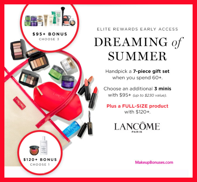 Receive your choice of 11-pc gift with $120 Lancôme purchase