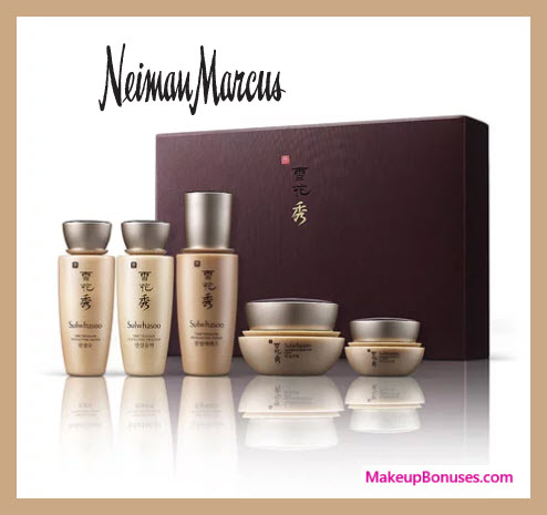 Receive a free 5-pc gift with $350 Sulwhasoo purchase
