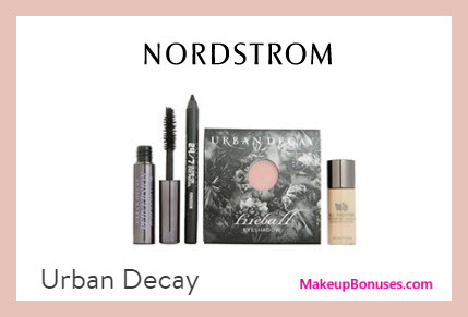 Receive a free 4-pc gift with $75 Urban Decay purchase