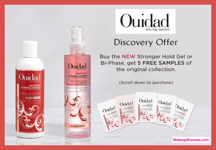 Receive a free 5-pc gift with NEW Stronger Hold Gel or Bi- Phase purchase