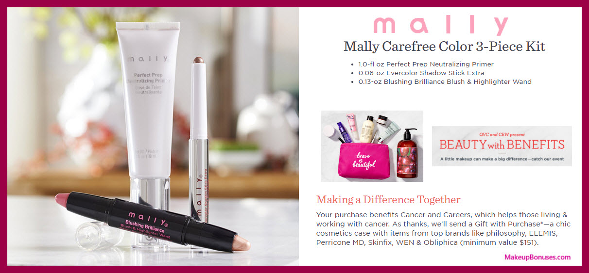 Mally Carefree Color 3-piece Kit - MakeupBonuses.com