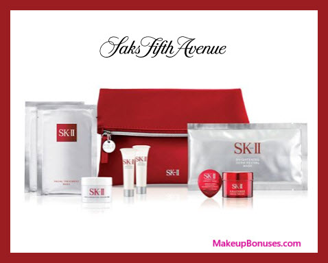 Receive a free 8-pc gift with $750 SK-II purchase