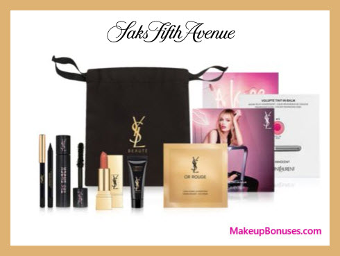 Receive a free 7-pc gift with $150 Yves Saint Laurent purchase