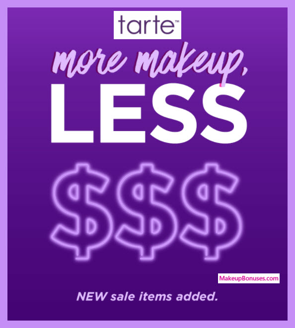 Tarte Sale up to 62% Off - MakeupBonuses.com