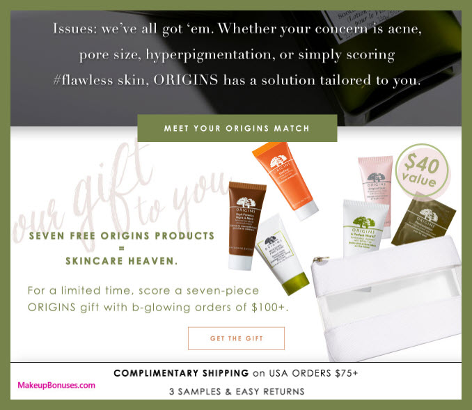 Receive a free 7-pc gift with $100 Multi-Brand purchase