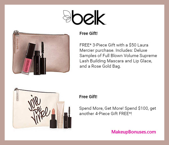 Receive a free 7-pc gift with $100 Laura Geller purchase