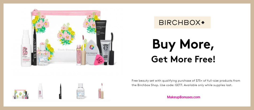 Receive a free 7-pc gift with $75 Multi-Brand purchase