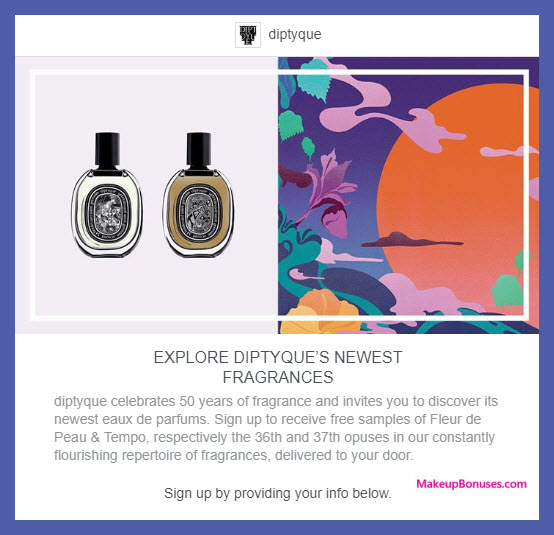 Diptyque Free Sample - MakeupBonuses.com