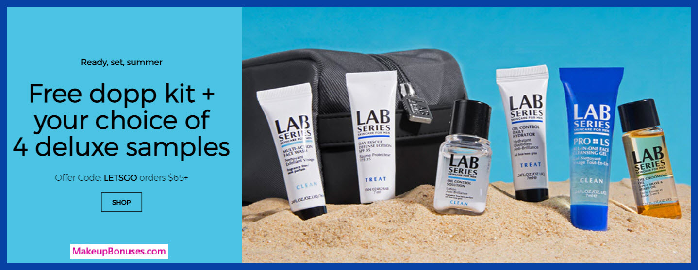 Receive a free 5-pc gift with $65 LAB SERIES purchase