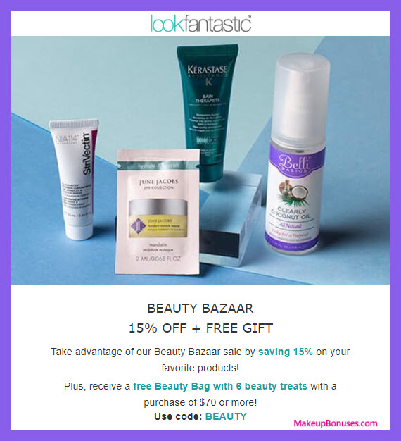 Receive a free 6-pc gift with $70 Multi-Brand purchase