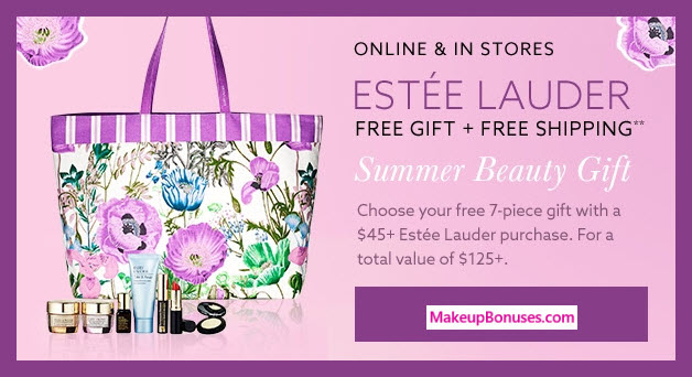 Receive a free 7-pc gift with $45 Estée Lauder purchase