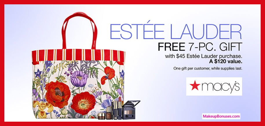 Receive a free 8-pc gift with $100 Estée Lauder purchase