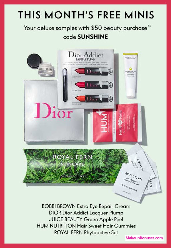 Receive a free 8-pc gift with $50 Multi-Brand purchase