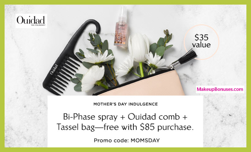 Receive a free 3-pc gift with $85 Ouidad purchase